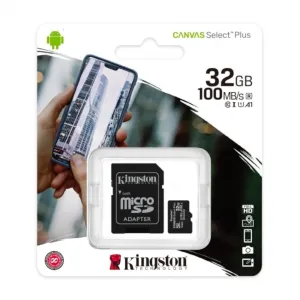 Kingston SDCS2/32 Canvas Memoria Flash Select Plus 32GB MicroSDHC UHS-I Clase 10