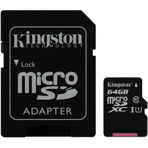 Kingston Sdcs/64 Gb Memoria Micro Sdhc Sdxc 80 R Uhs I Clase 10 64 Gb