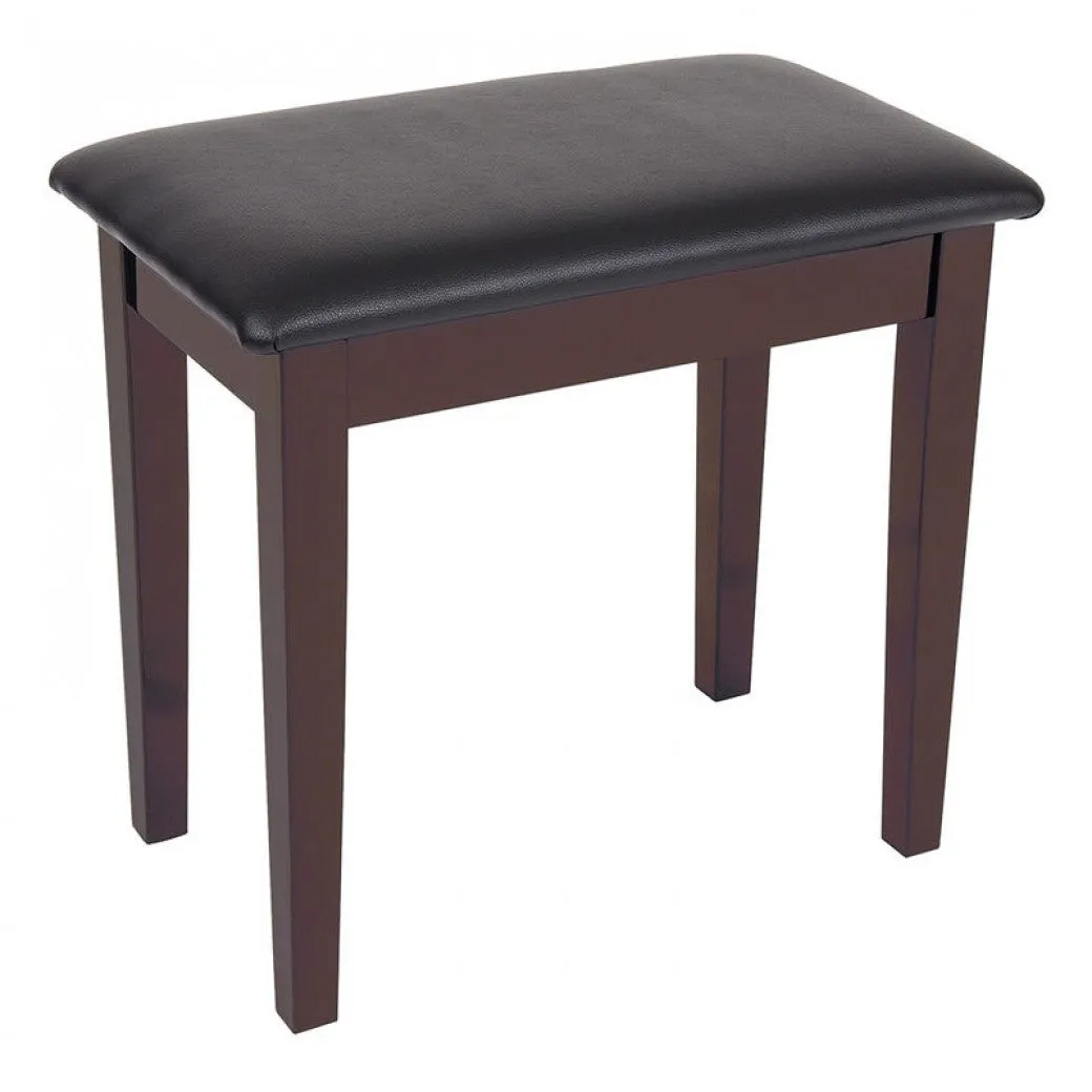 Kinsman KPB01BRN Piano Bench with Storage - Satin Rosewood