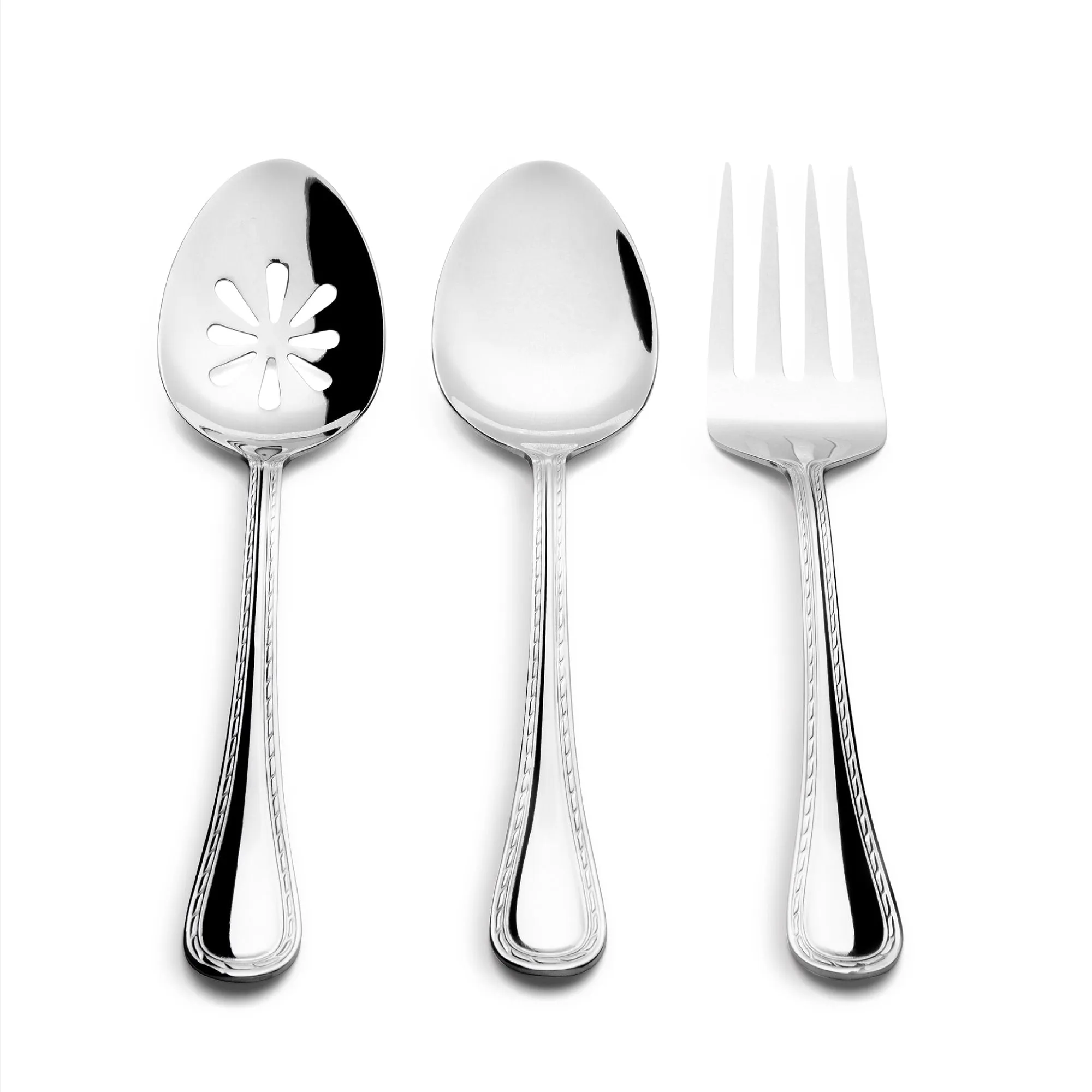 Kitchinox Seaport 63-piece Stainless Steel Flatware Set,Service for 12
