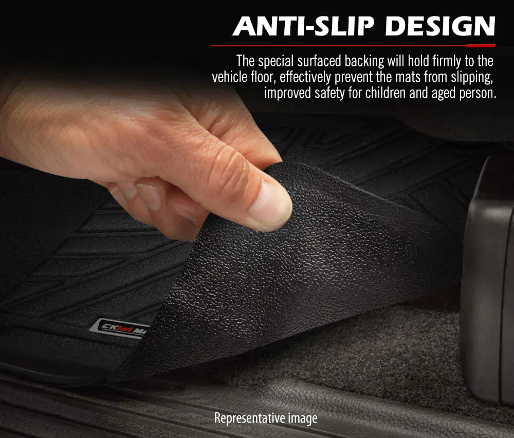 KIWI MASTER 3D Car Floor Mats Fit Toyota Landcruiser 79 Series 2012-ON GXL