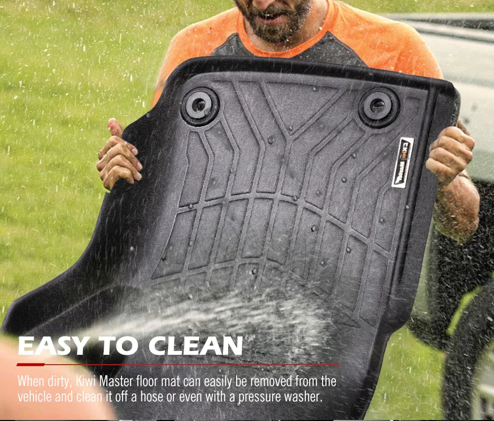 KIWI MASTER 3D Car Floor Mats Fit Toyota Landcruiser 79 Series 2012-ON GXL