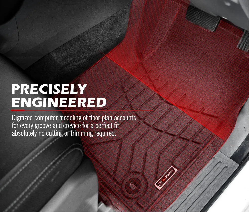 KIWI MASTER 3D Car Floor Mats Fit Toyota Landcruiser 79 Series 2012-ON GXL