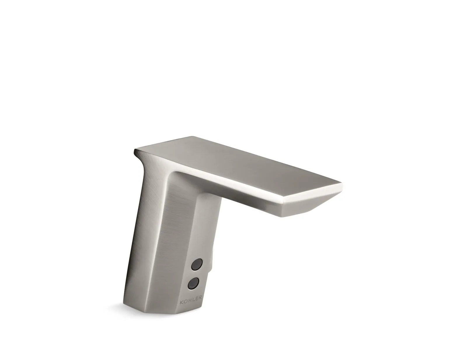 KOHLER K-7516 Geometric Touchless single-hole lavatory faucet with Insight sensor technology, HES-powered, 0.5 gpm