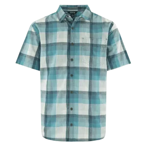 Kongde Short Sleeve Shirt - Arctic Blue Plaid