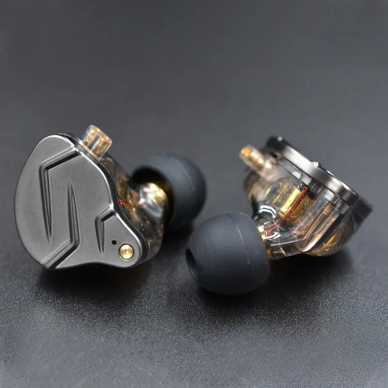 KZ ZSN Pro In Ear Earphones Hybrid technology 1BA 1DD HIFI Bass Metal Earbuds Sport Noise Cancelling Headset Monitor