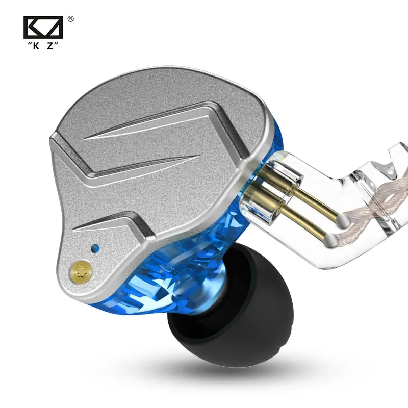 KZ ZSN Pro In Ear Earphones Hybrid technology 1BA 1DD HIFI Bass Metal Earbuds Sport Noise Cancelling Headset Monitor
