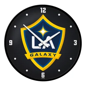 LA Galaxy: Modern Disc Wall Clock