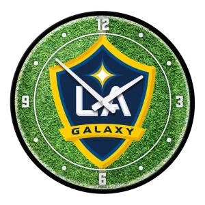 LA Galaxy: Pitch - Modern Disc Wall Clock