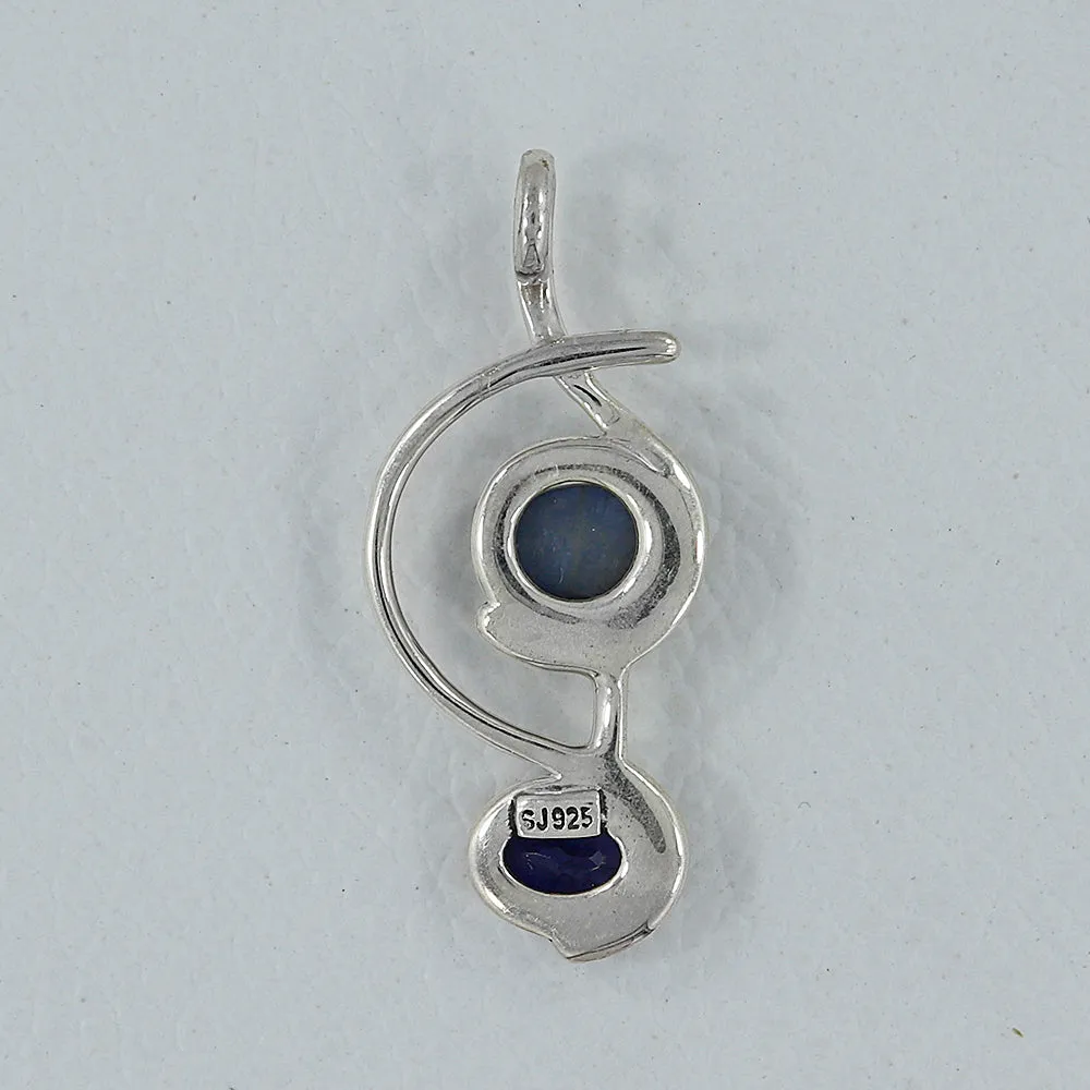 Labradorite & Mystic Quartz Pendant