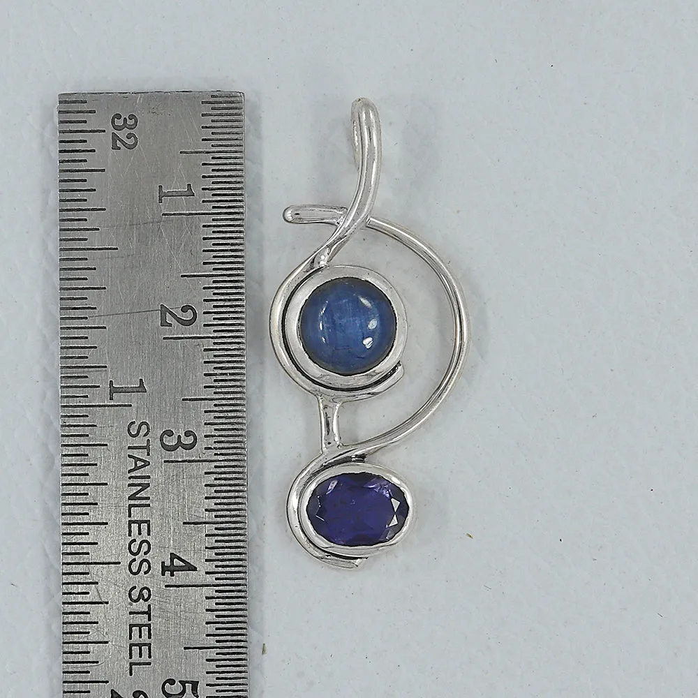 Labradorite & Mystic Quartz Pendant