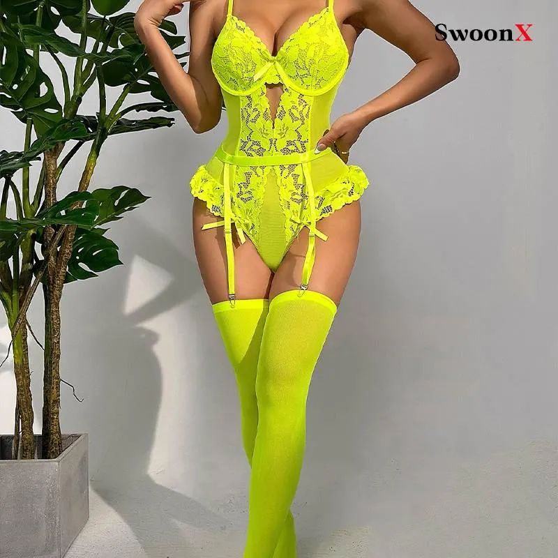 Lace Bodysuit: Sheer, Alluring, and Perfect for Intimate Nights
