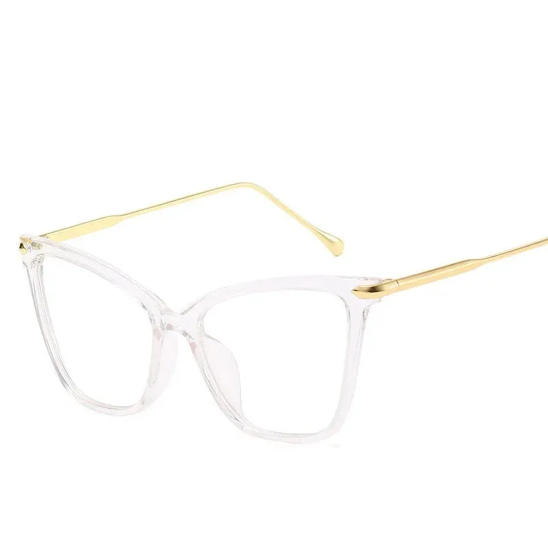 Ladies Retro Cat Eye Anti-Blue Light Glasses for Reading & Gaming