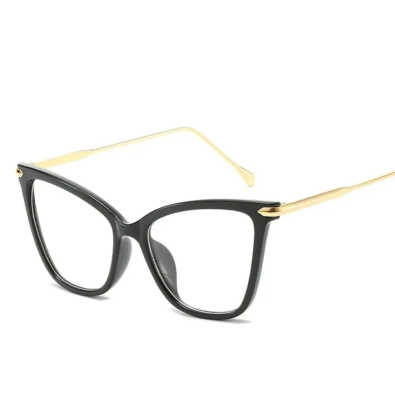 Ladies Retro Cat Eye Anti-Blue Light Glasses for Reading & Gaming