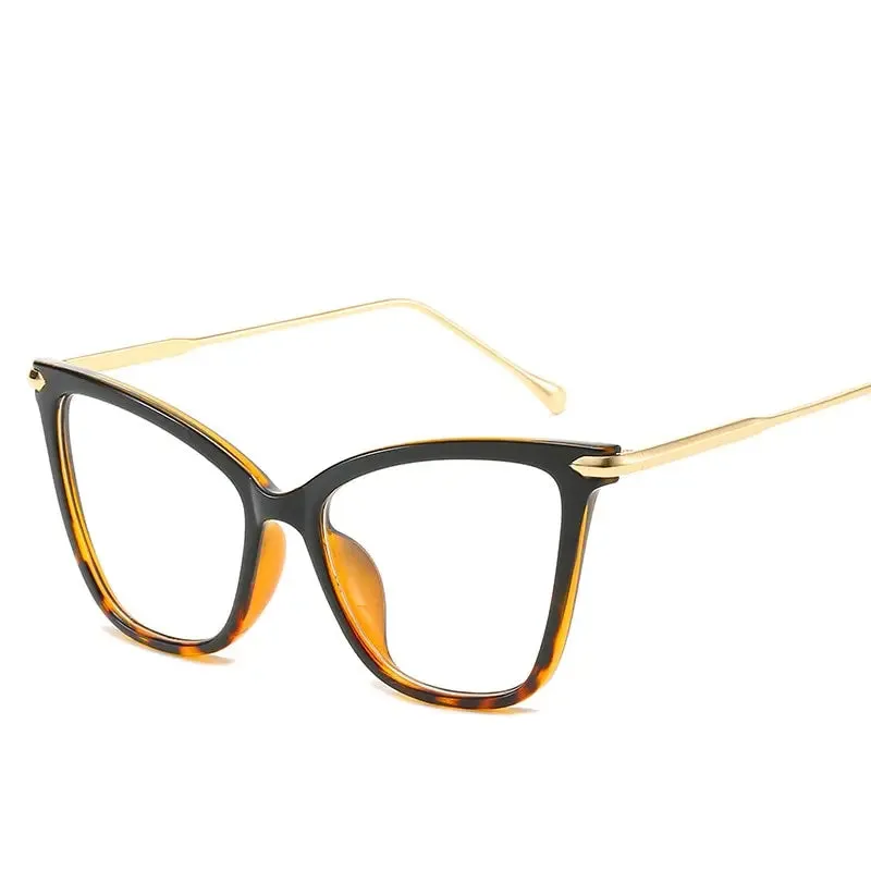 Ladies Retro Cat Eye Anti-Blue Light Glasses for Reading & Gaming