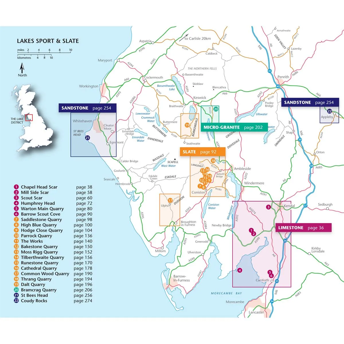 Lakes Sport & Slate (Wired Guides with FRCC)