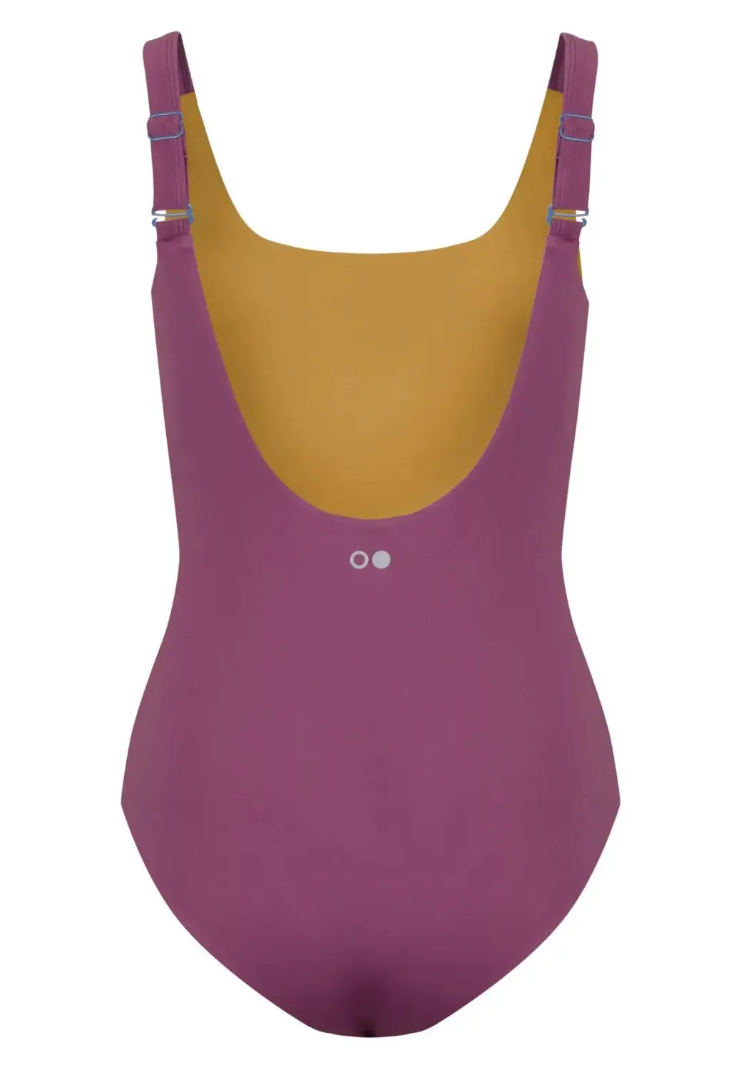 Langeoog Swimsuit Reversible in Lavender / Honey Mustard