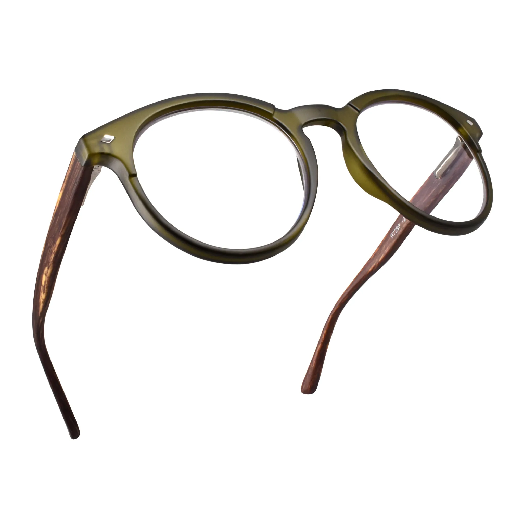 Large Round Anti Blue-Light Reading Glasses Men & Women | R-729P