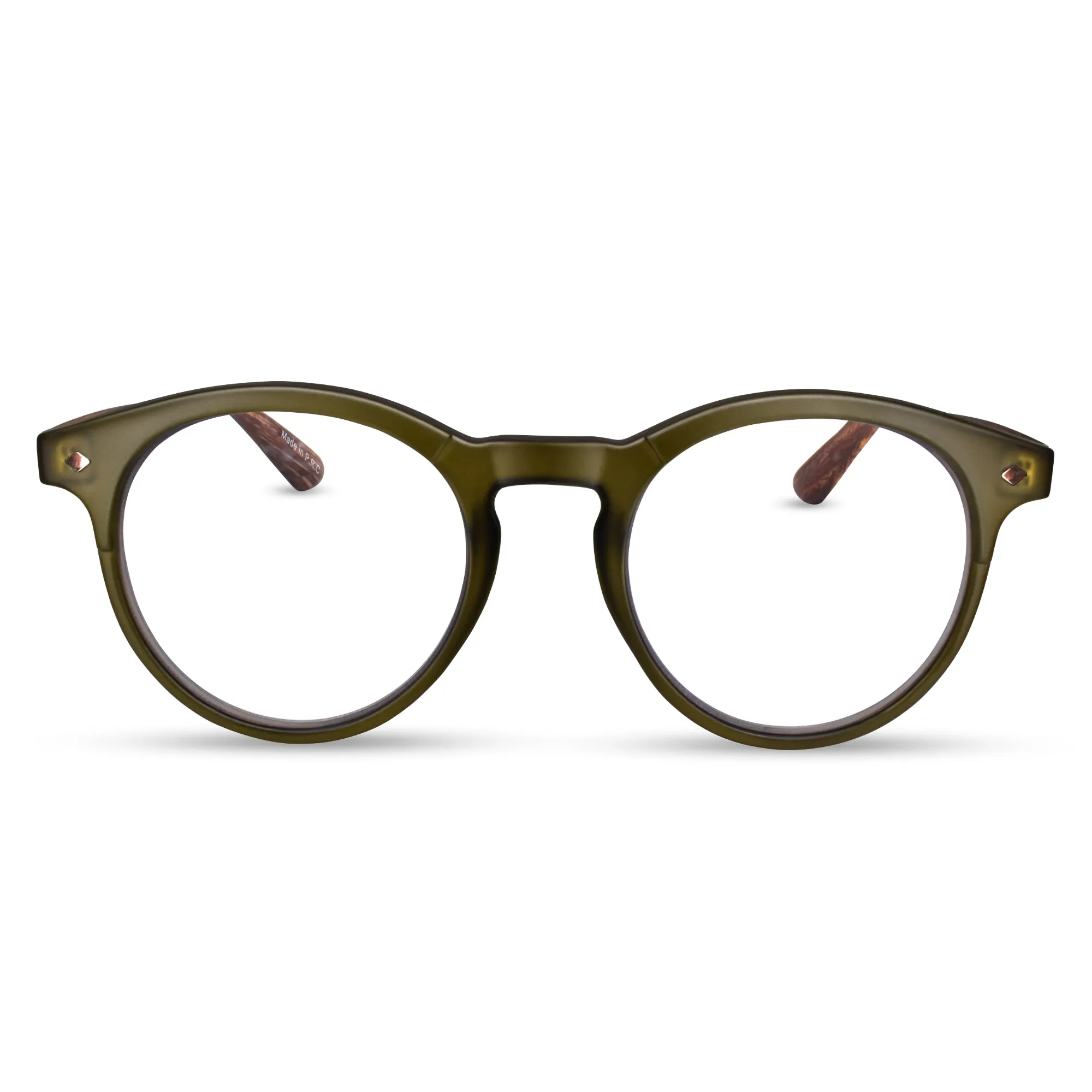 Large Round Anti Blue-Light Reading Glasses Men & Women | R-729P