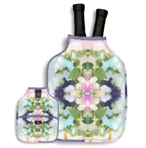 Laura Park Pickleball Paddle Cover - Nantucket Bloom
