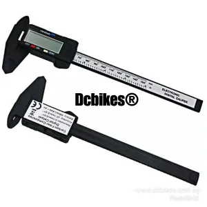 LCD Digital Electronic Carbon Fiber Vernier Caliper Gauge Micrometer Measuring Tool