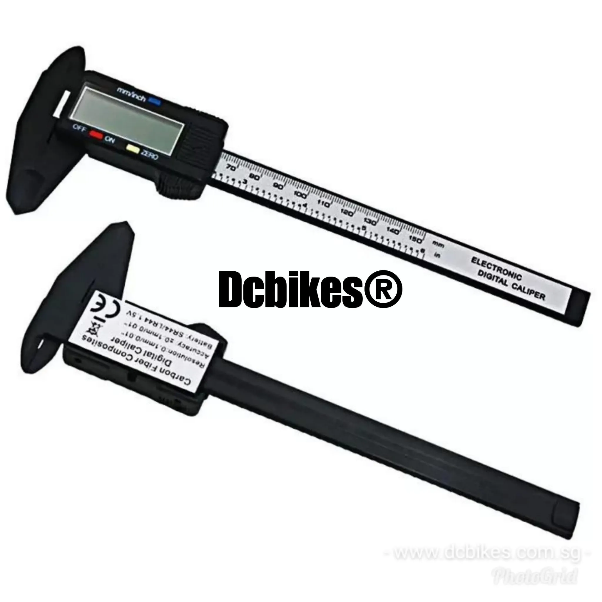 LCD Digital Electronic Carbon Fiber Vernier Caliper Gauge Micrometer Measuring Tool