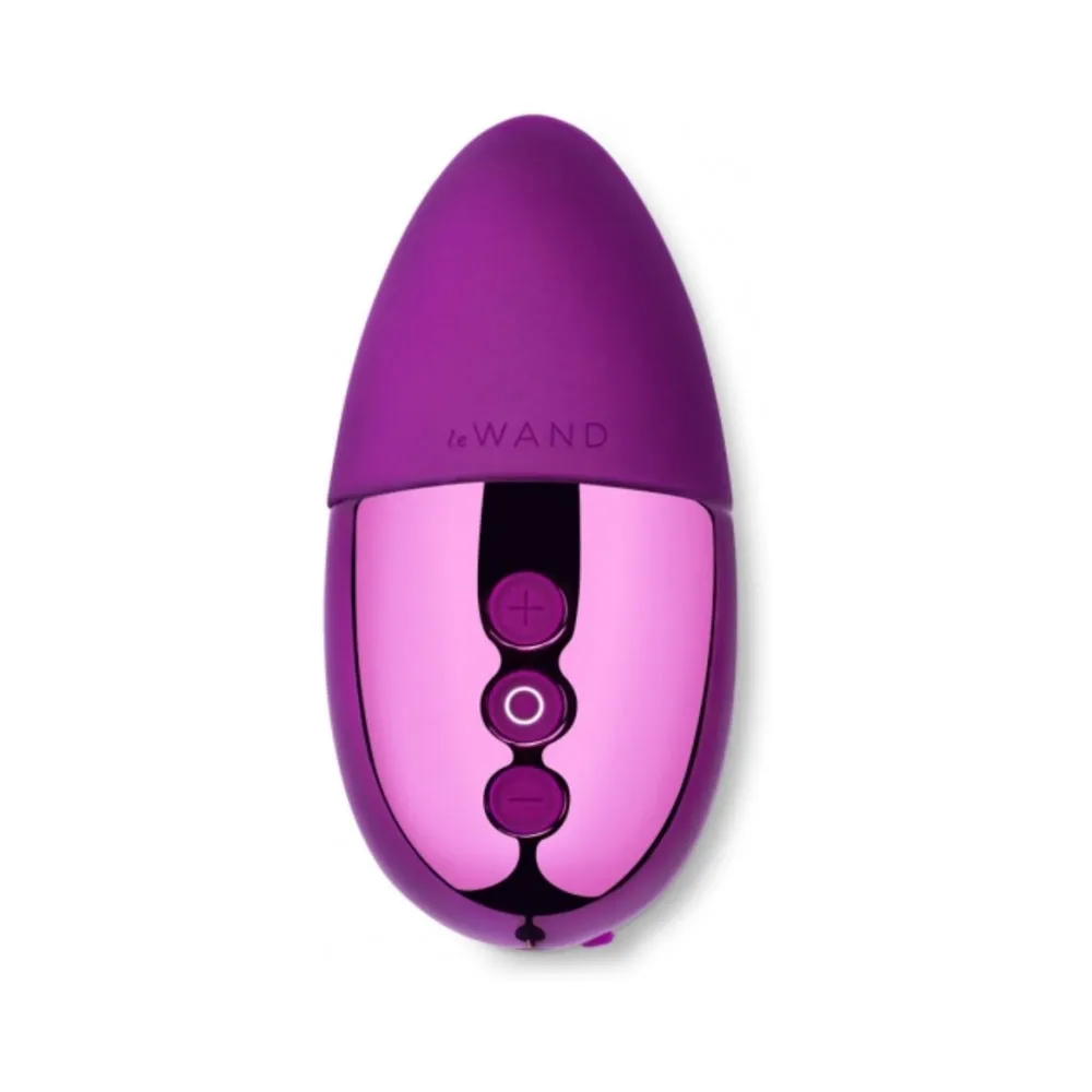 Le Wand Chrome Point Rechargeable Silicone Mini Vibrator