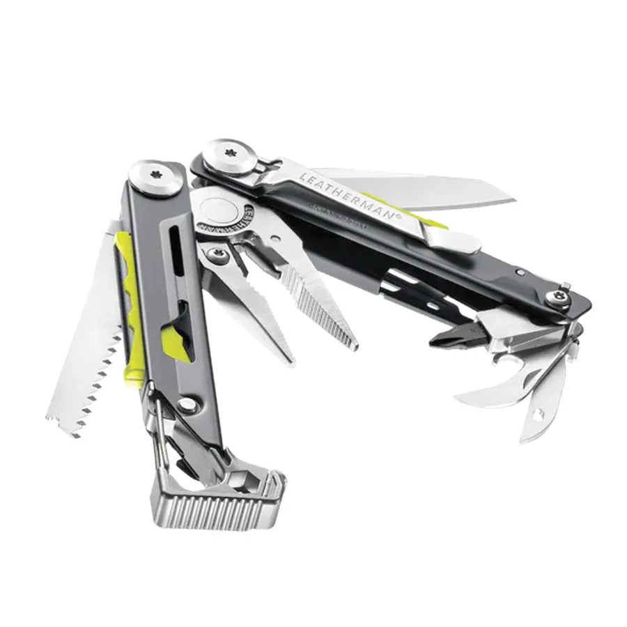 Leatherman Signal Grey with Button Sheath Box