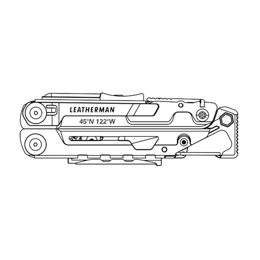 Leatherman Signal Grey with Button Sheath Box