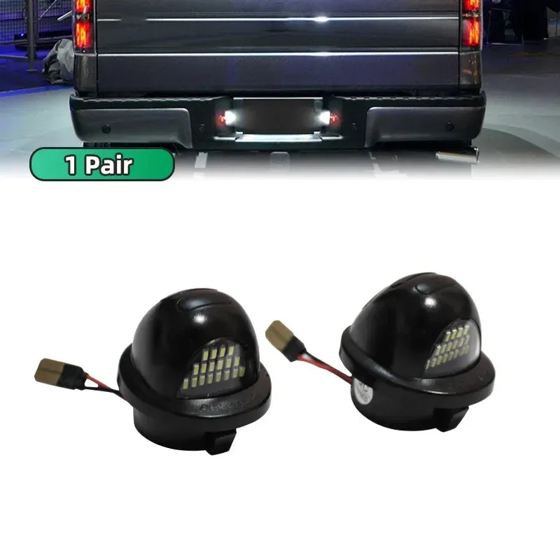 LED License Plate Tag Light Red Neon Tube Exclusive for Ford F150 F-150 F250 F-250 F-350 F350 F-450 F-550 Car Replacement Parts