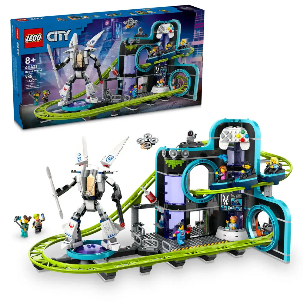 LEGO City Robot World Roller-Coaster Park - 60421