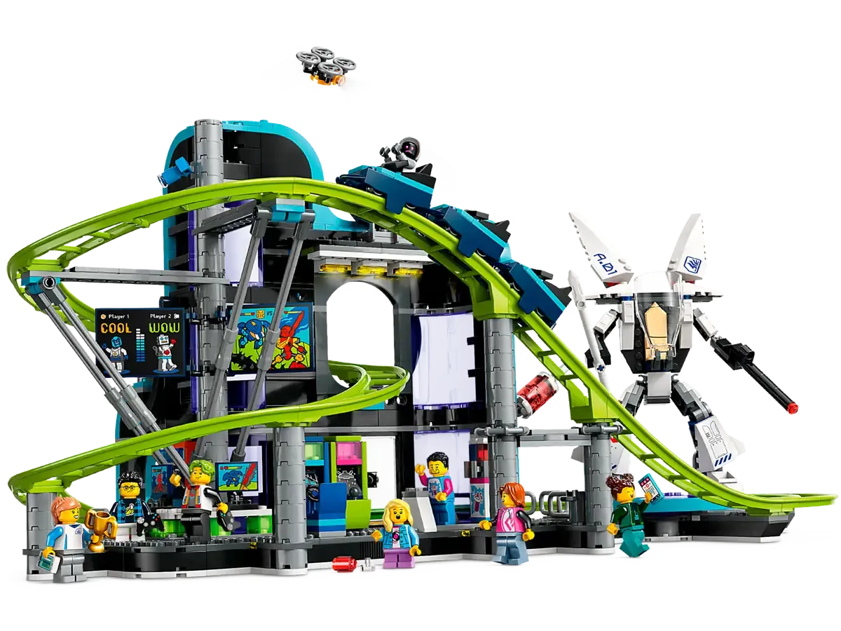 Lego City Robot World Roller Coaster Park Set (60421)