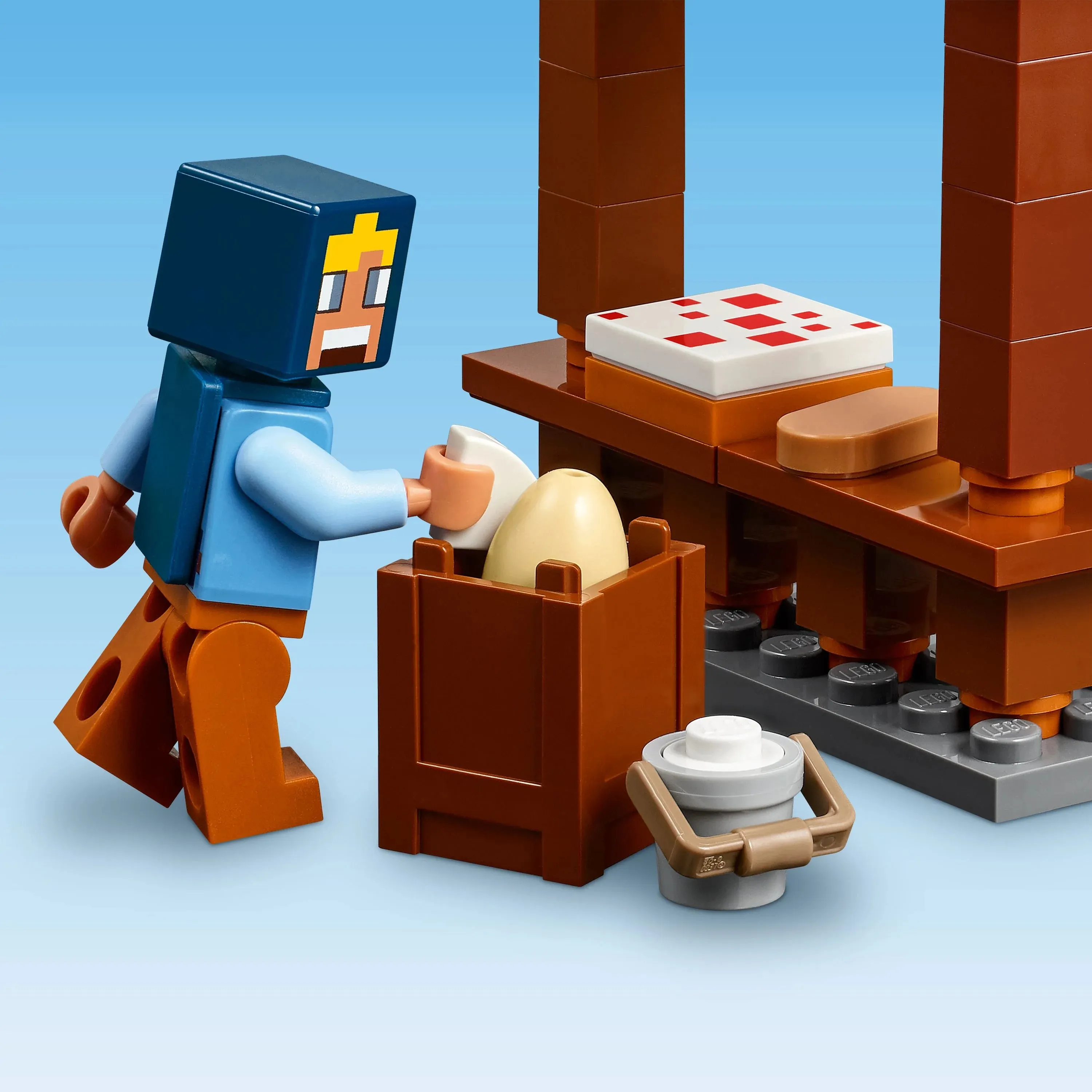 LEGO® Minecraft® The Windmill Farm Video-Game Set, Adventure Toy and Zombie Gift for Kids 21262