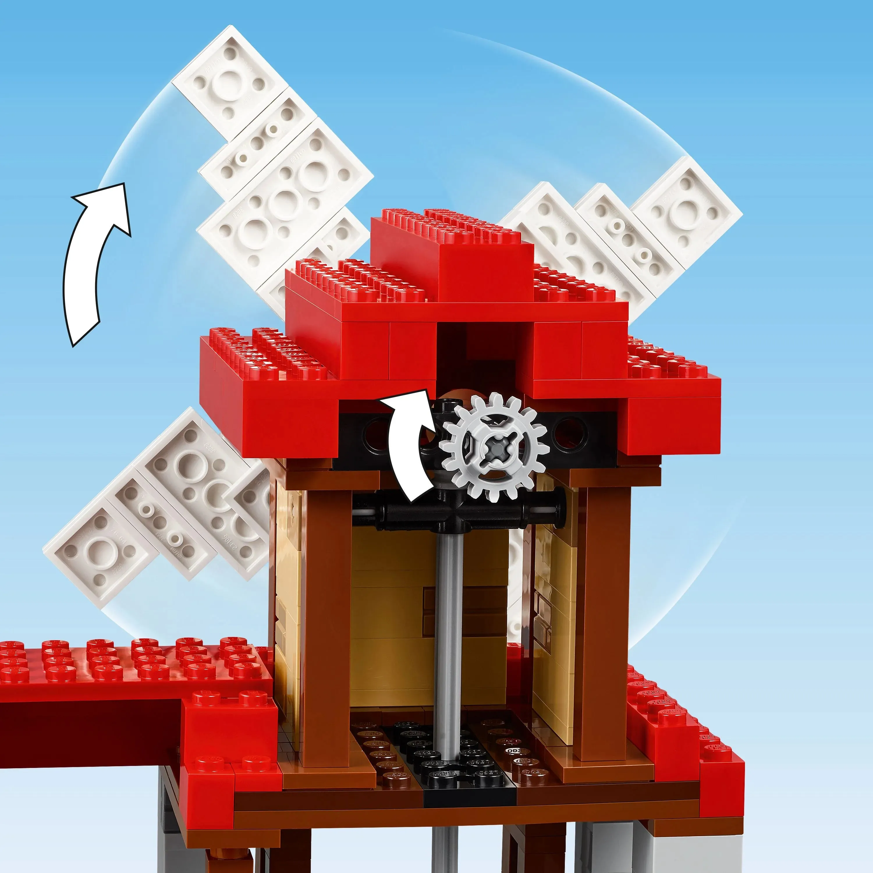 LEGO® Minecraft® The Windmill Farm Video-Game Set, Adventure Toy and Zombie Gift for Kids 21262