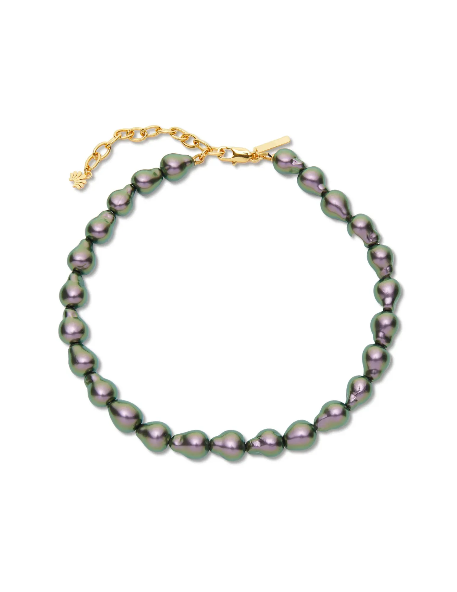 Lele Sadoughi Tahitian Pearl Baroque Pearl Collar Necklace