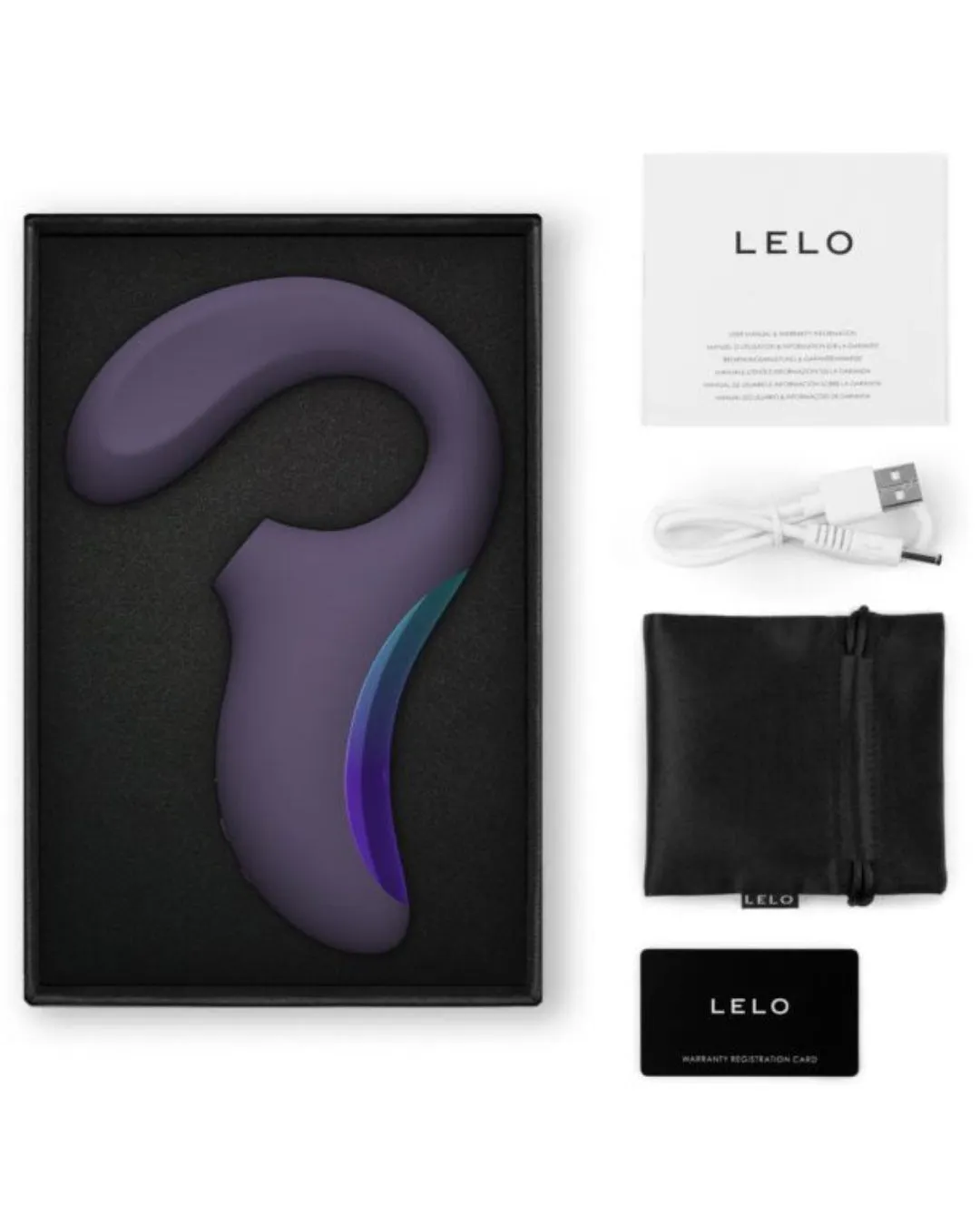 LELO Enigma Wave 3-Motor Dual Stimulation Sonic Massager with WaveMotion Technology