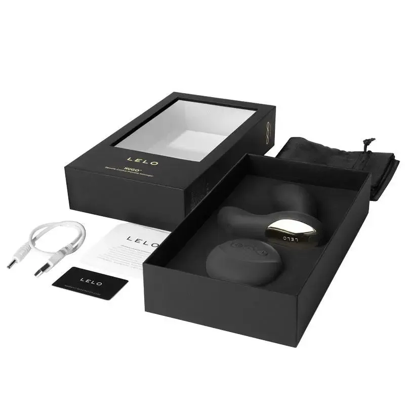 Lelo Rechargeable Black Luxury Prostate Massager with Remote