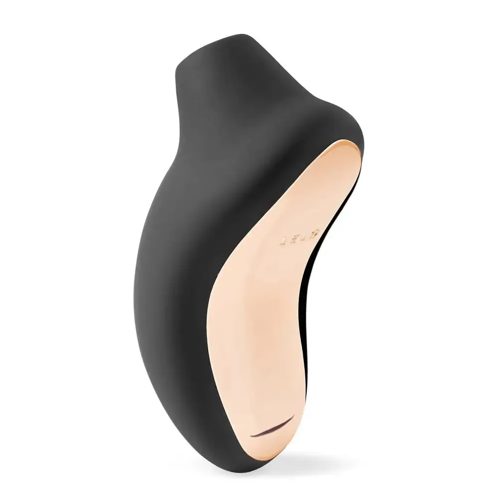 Lelo Silicone Black Rechargeable Clitoral Vibrator with 8 Settings