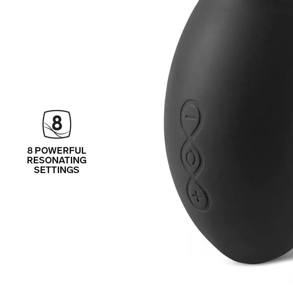 Lelo Silicone Black Rechargeable Clitoral Vibrator with 8 Settings