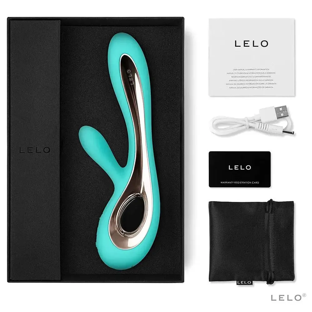 Lelo Soraya 2 Silicone Green Rechargeable Rabbit Vibrator