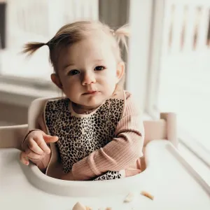 Leopard Print Silicone Bib