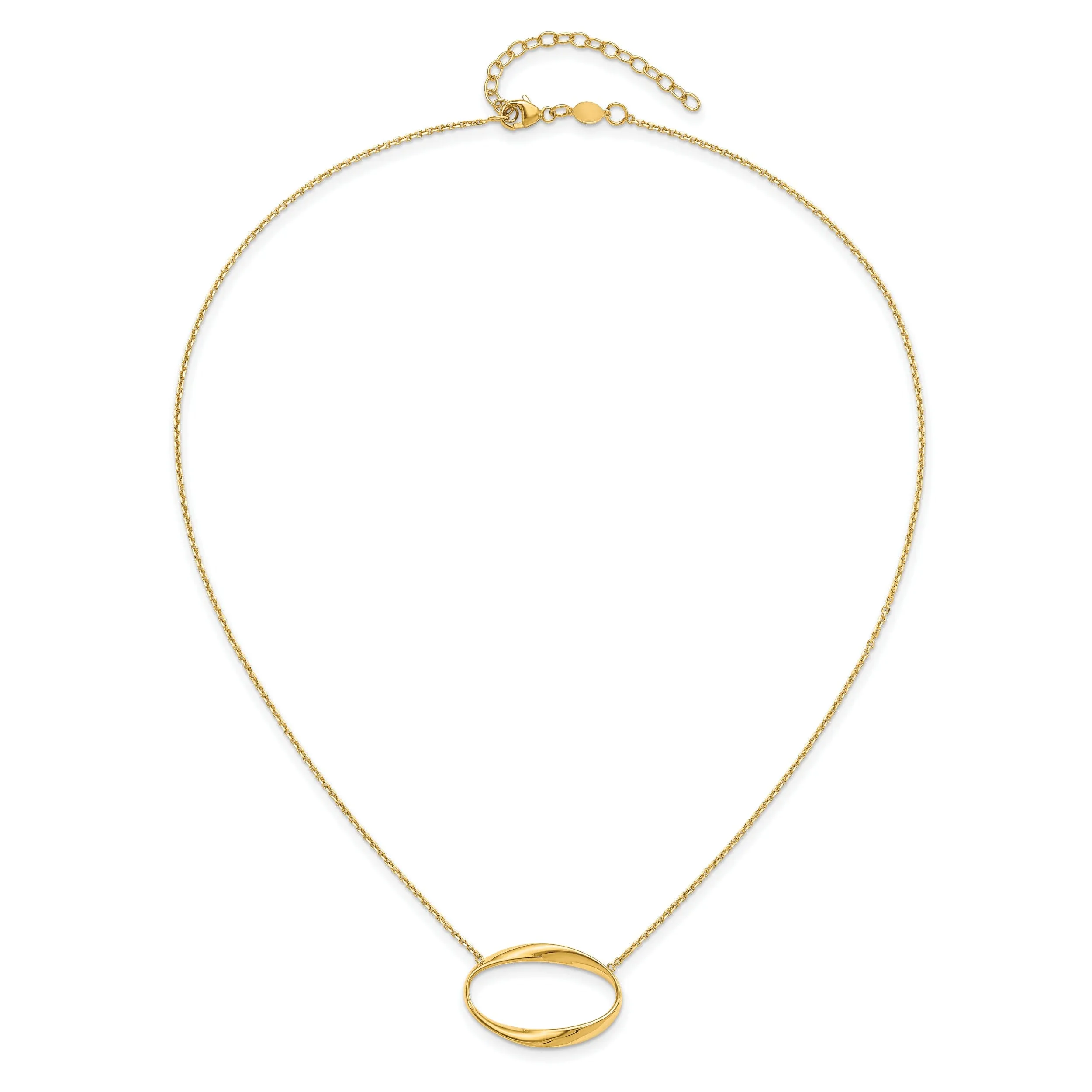 Leslie 14k Yellow Gold Polished Necklace