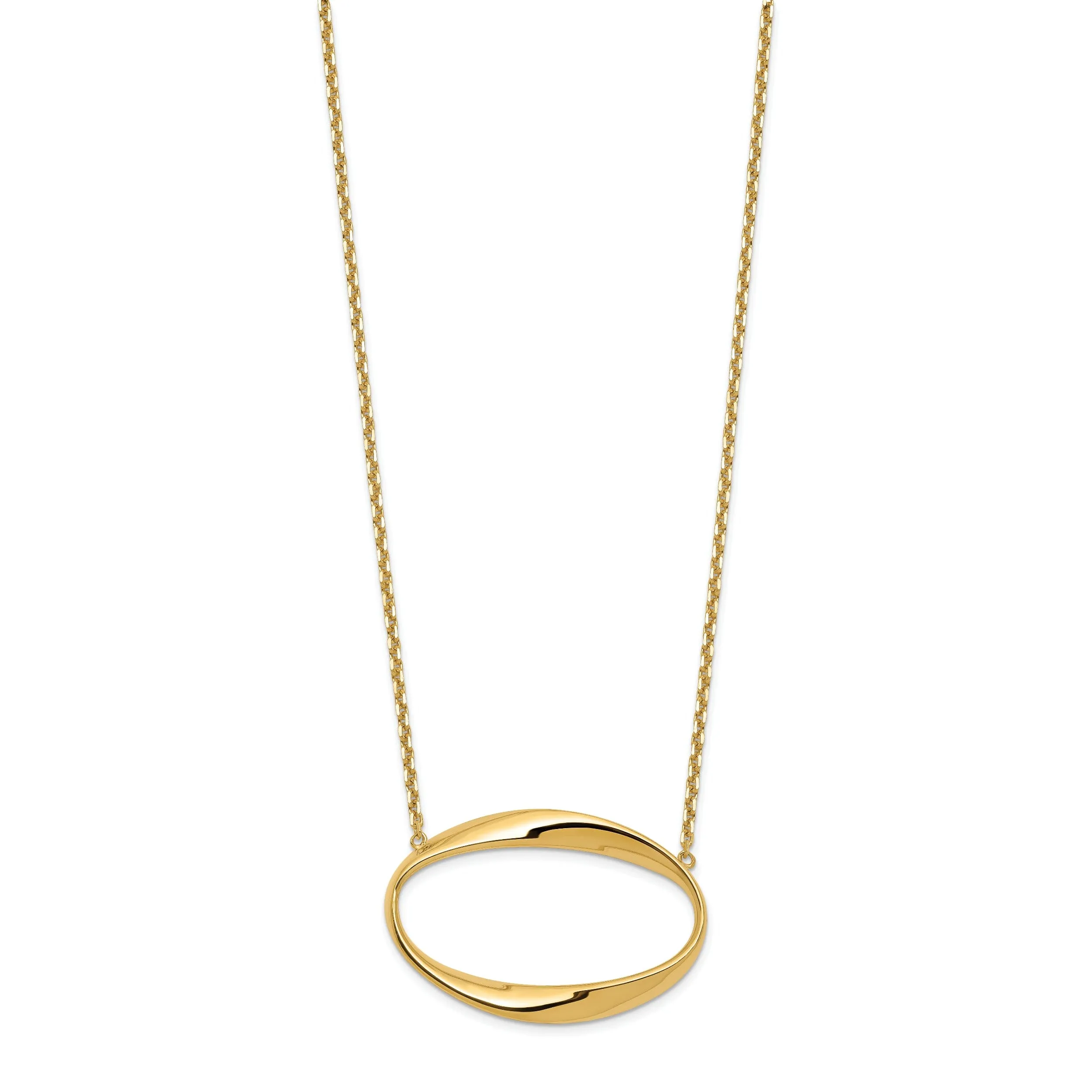 Leslie 14k Yellow Gold Polished Necklace