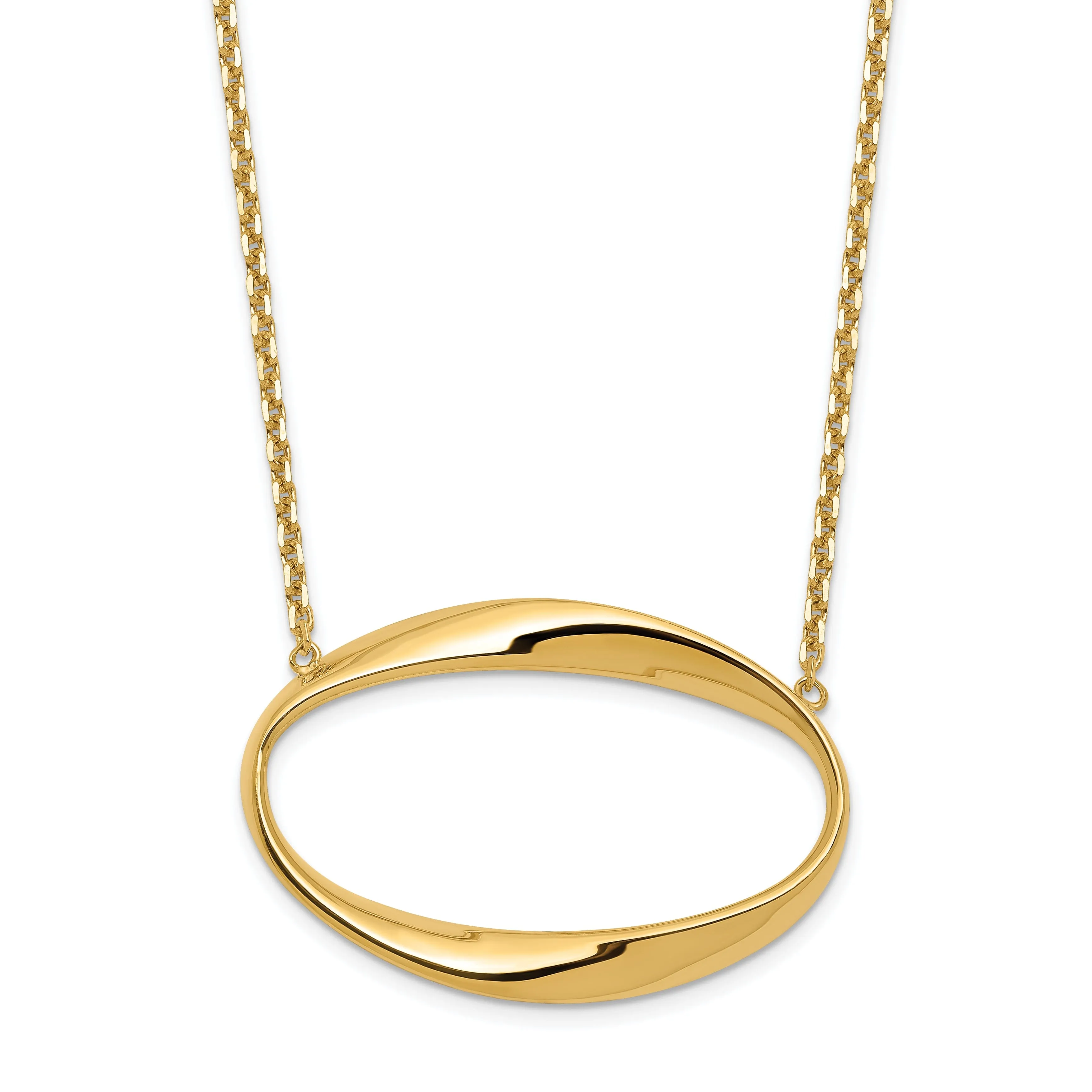 Leslie 14k Yellow Gold Polished Necklace