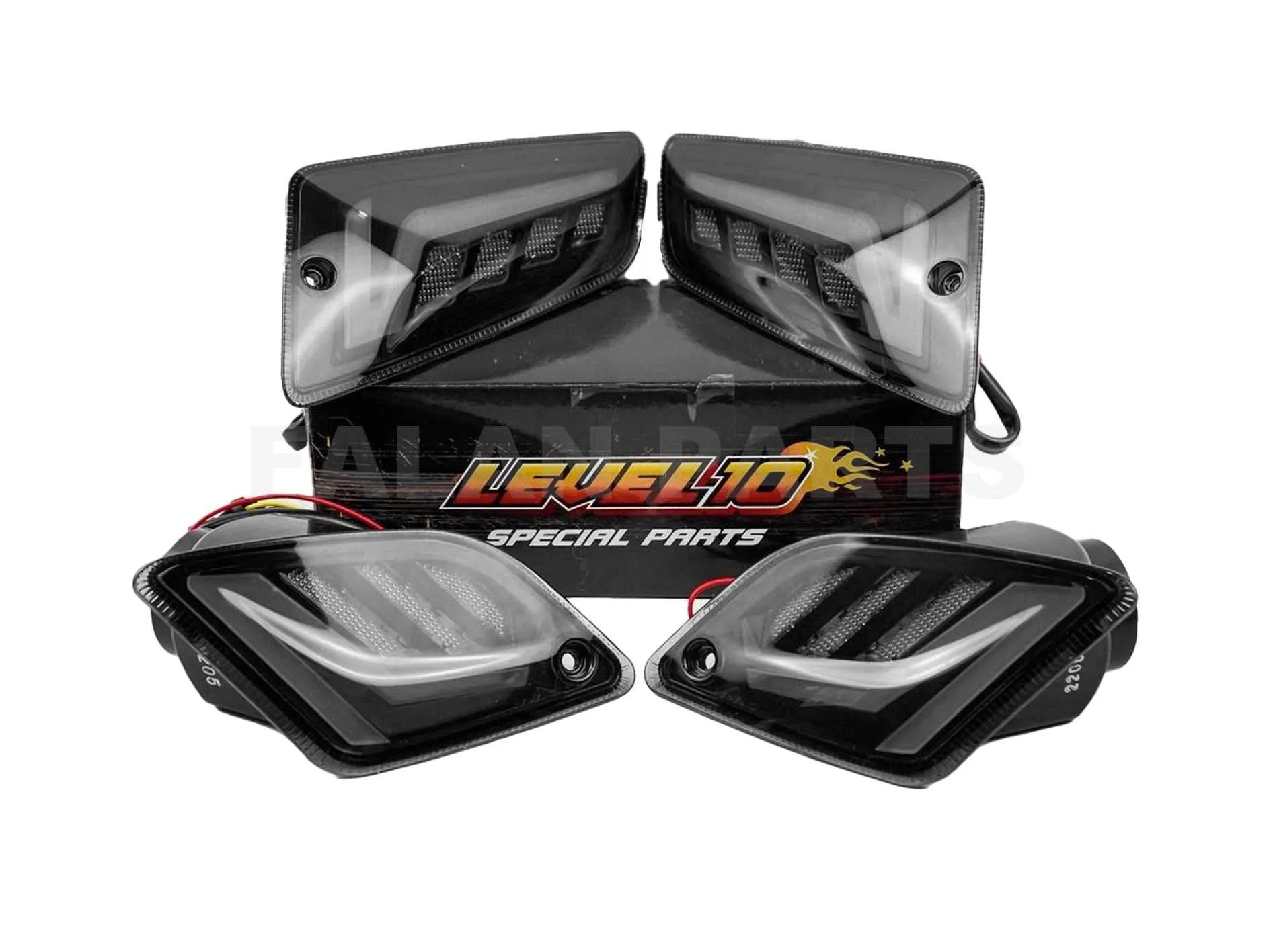 LEVEL 10 Indicator Kit Turn Signals | Vespa GTS/GTS Super/GTV 125-300cc