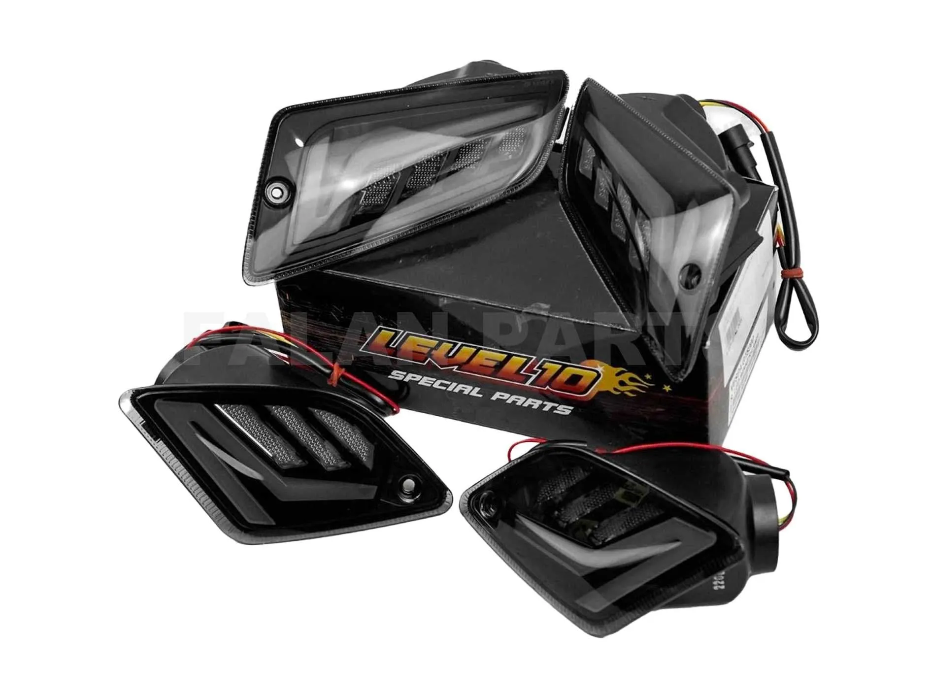 LEVEL 10 Indicator Kit Turn Signals | Vespa GTS/GTS Super/GTV 125-300cc