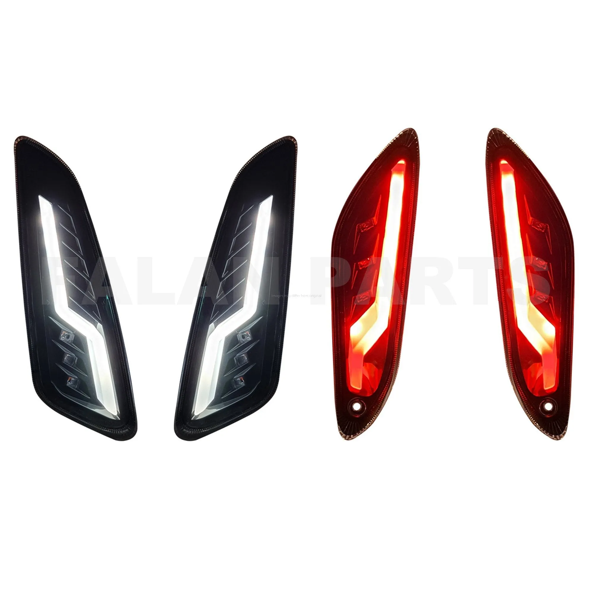 Level 10 Led Turn Signals Kit Indicator Flow | Vespa Primavera/ Sprint 50-150cc