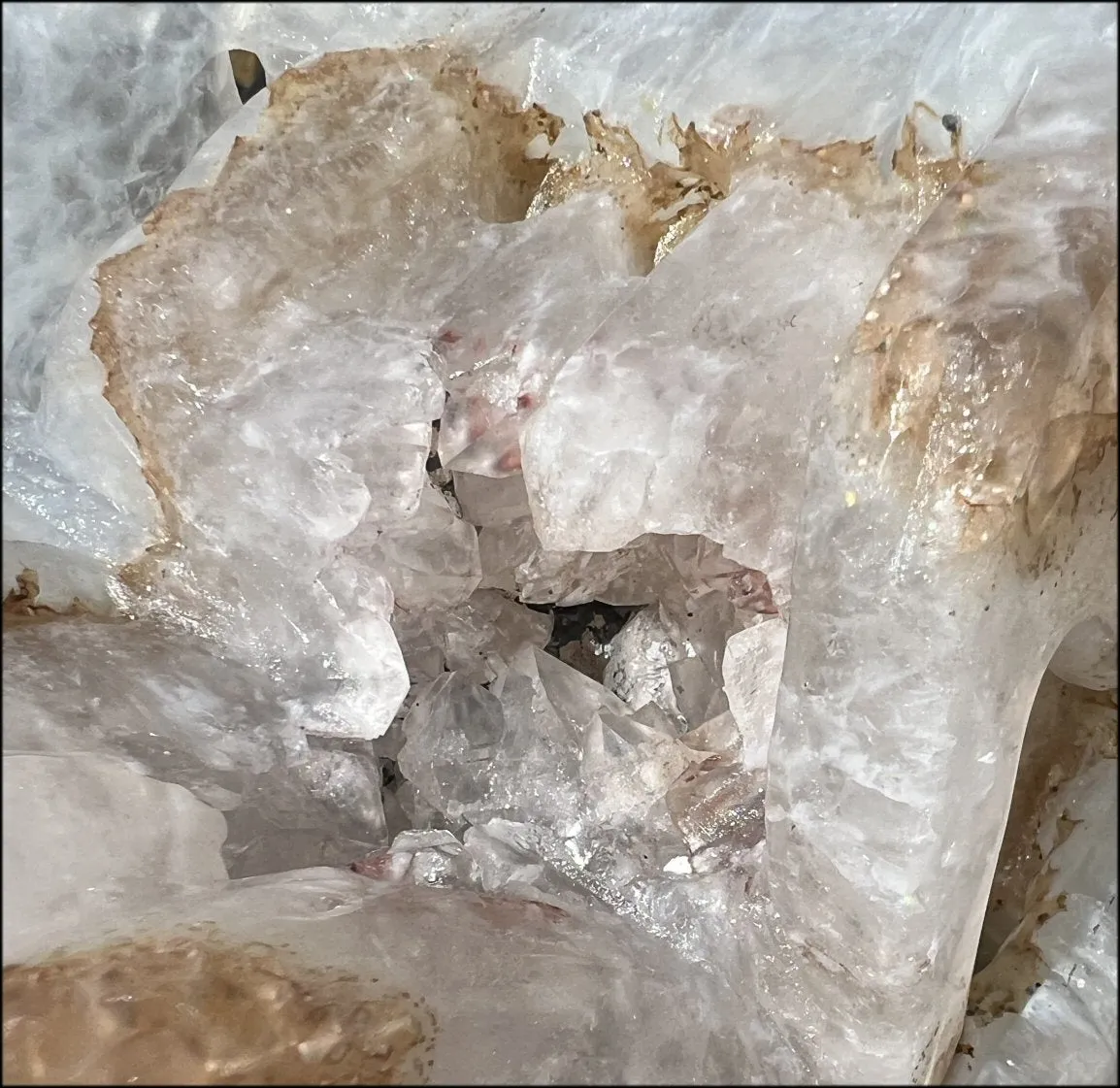 LifeSize Blue-Grey Agate GEODE Crystal Skull with Hematite Chlorite inclusions, Sparkly Crystalline Formations