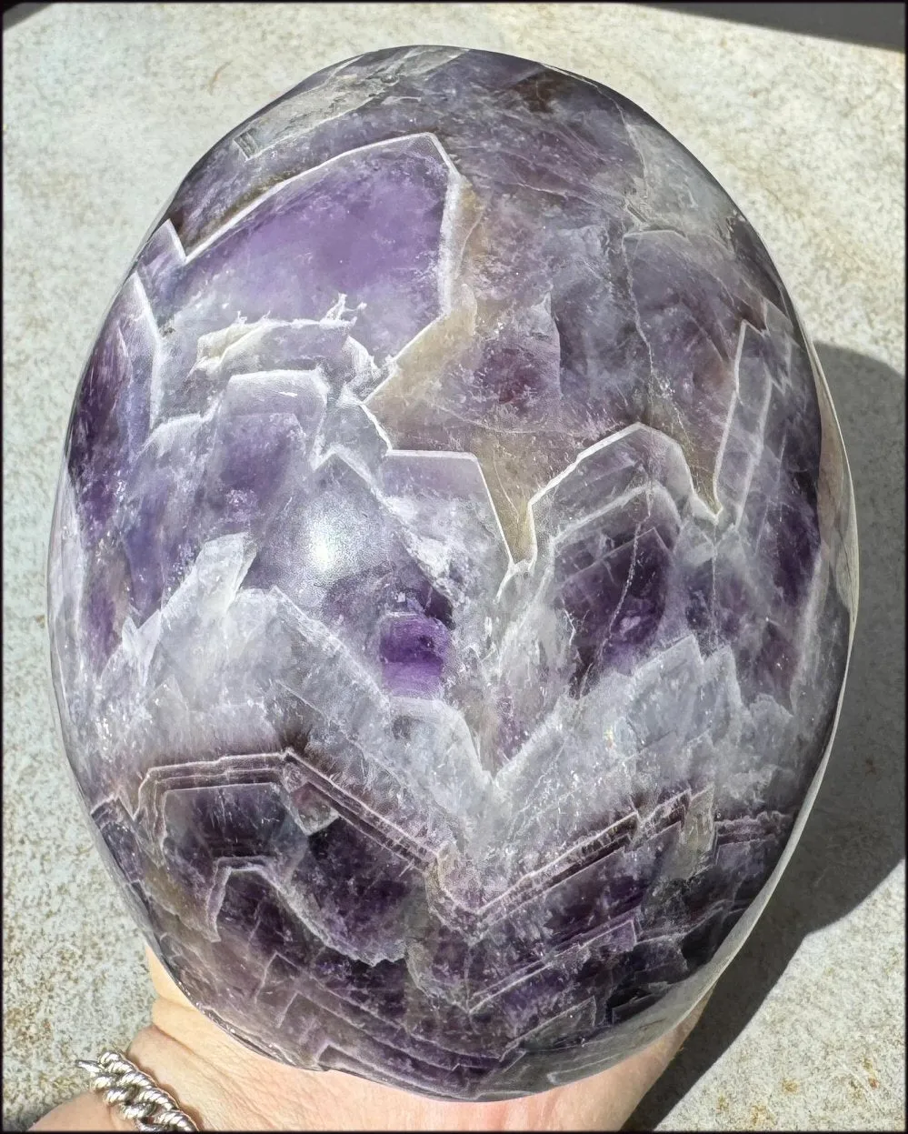 LifeSize Super 7 / Melody Stone CRYSTAL SKULL - Excellent for healing work! - 9lbs 