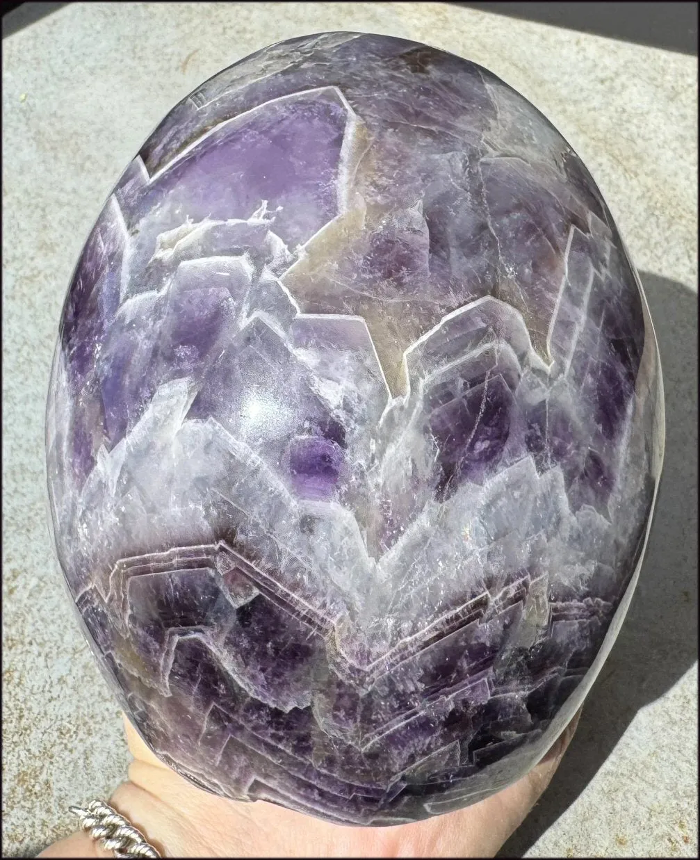LifeSize Super 7 / Melody Stone CRYSTAL SKULL - Excellent for healing work! - 9lbs 